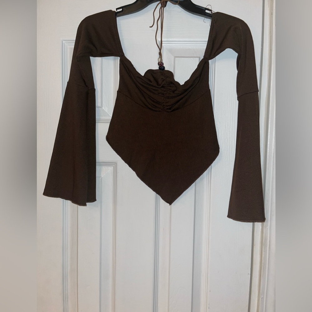 ROMWE Brown Top, Size XXS